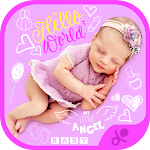 Cover Image of Download Month Stickers for Baby Girl  APK