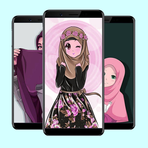 Hijab Wallpapers Cartoon logo