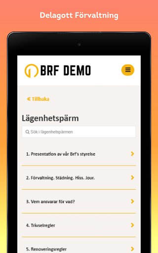 Delagott Förvaltning Screen 3