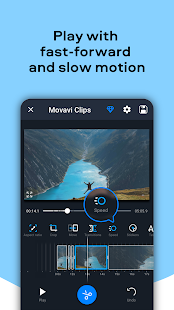 Movavi Clips - Captura de tela do editor de vídeo