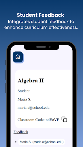 Android application Curriculum Insights screenshort