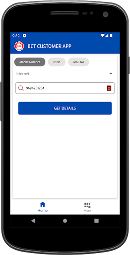 BCT Customer App Screen 2