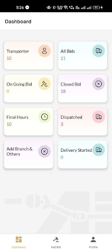 Signet Logistics Admin Screen 2