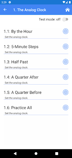 TellingTime Screen 2