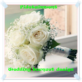 wedding bouquet design icon