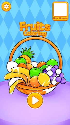 Fruits Coloring Game Screenshot 1 - AppWisp.com