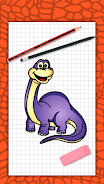 How to draw cute dinosaurs ste Screenshot