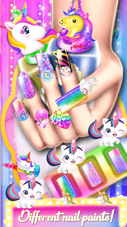 Unicorn Acrylic Nails Makeover - 1.2 - (Android)