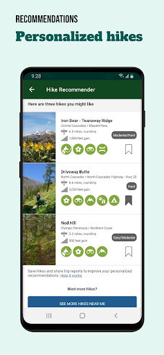 Screenshot of WTA Trailblazer: Go Hiking