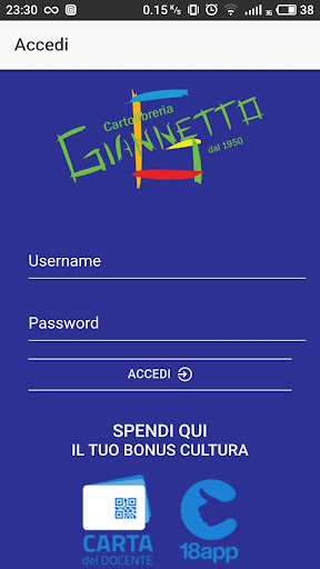Android application Cartolibreria Giannetto screenshort
