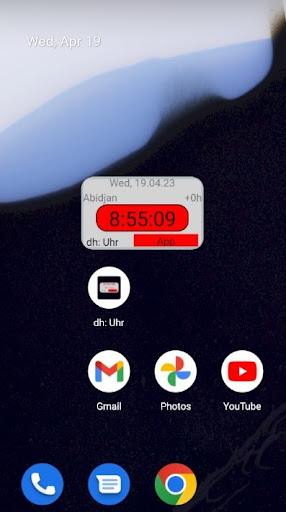 Clock Watch Timer Widget Alarm Screen 2