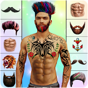 Man Tattoo : Hairstyle Photo Editor