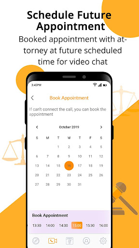 Attorneys Real Time - ART App Screen 2