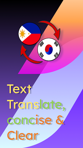 Android application Filipino Korean Translate screenshort