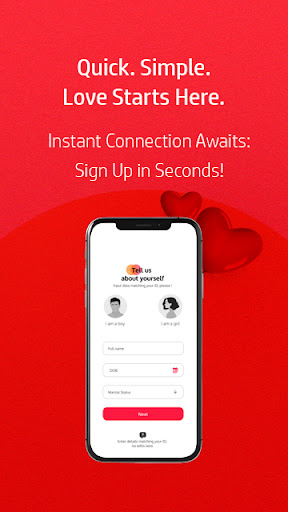 Android application Firstlook: find love! screenshort