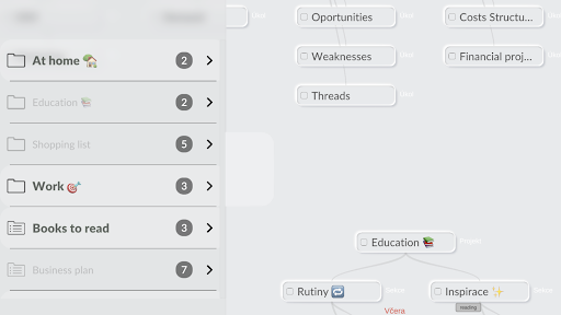 Ideas Mind Mapping Screen 3