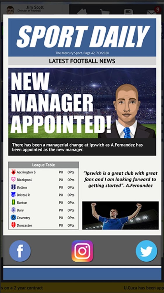 Club Soccer Director 2021 - Soccer Club Manager ( free shopp
