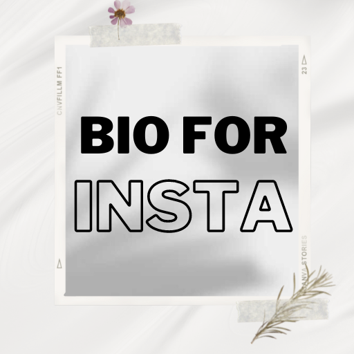 bio for insta - captions logo