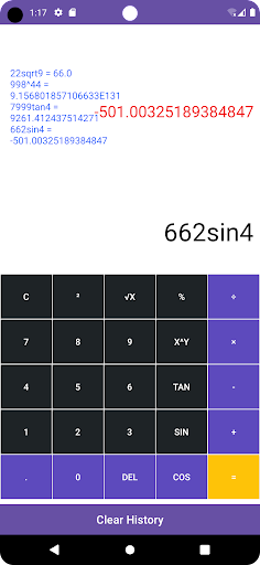 Calculator Screen 3