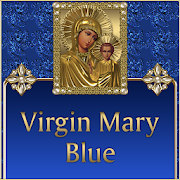 Virgin Mary Blue Go SMS theme