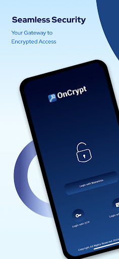 Android application OnCrypt Authenticator screenshort