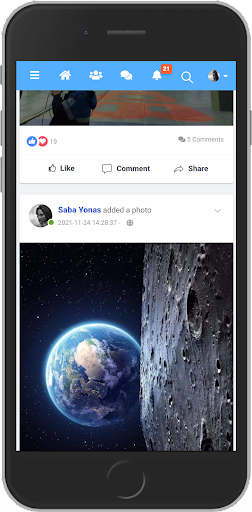 MyPlace : Social Networking Screen 2