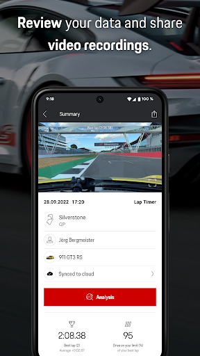 Porsche Track Precision Screen 3