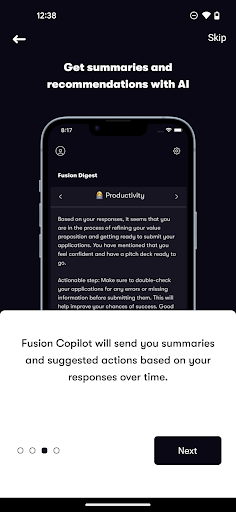 Fusion Copilot Screen 3