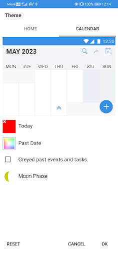 Denmark Calendar Screenshot