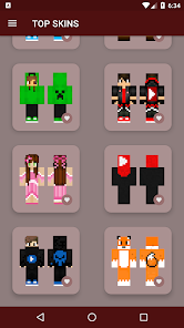 Captura 5 Popular Skins for Minecraft android