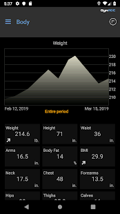 GymACE Pro: צילום מסך של Tracker Workout
