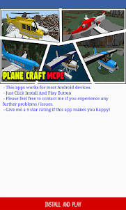 Plane Craft Add-on for Minecraft PE