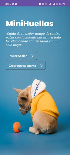 Android application MiniHuellas screenshort