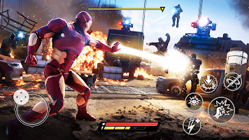 screenshot of Iron Hero: Superhero Fighting
