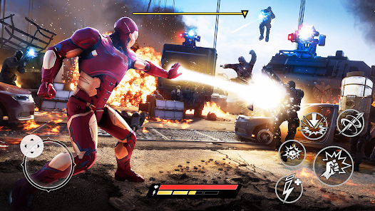 Iron Hero: Superhero Fighting screenshots 2