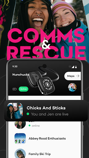 Android application Aleck: Comms & Rescue Network screenshort