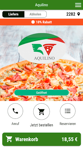 Android application Aquilino screenshort