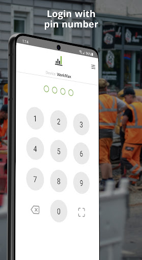 Android application WorkMax screenshort