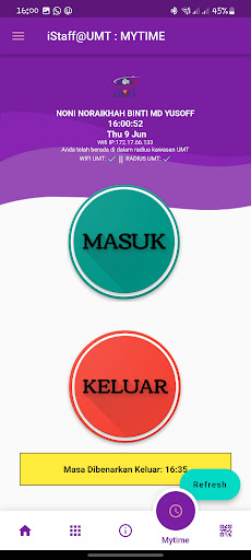 iStaff@UMT Screen 2