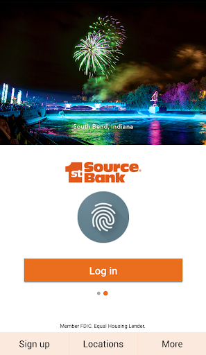 Android application 1st Source Bank's Mobile App screenshort