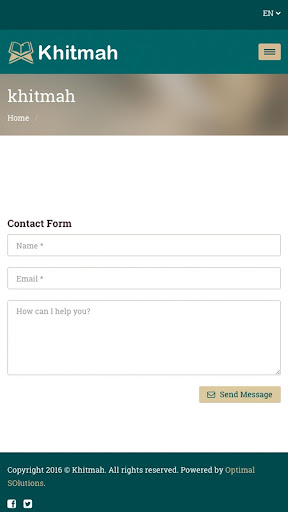 Android application Khitmah screenshort