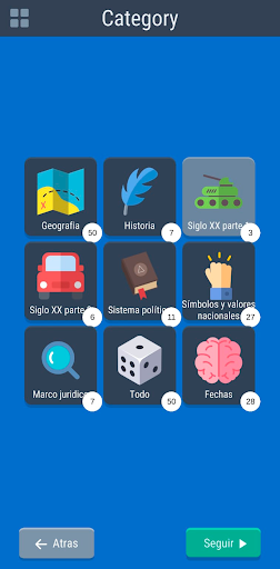 Android application Naturalización de Costa Rica screenshort