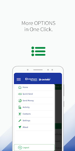 Interbank Money Transfers Screen 3