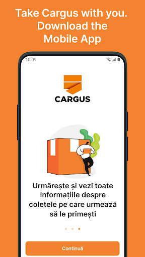 Android application Cargus Mobile screenshort
