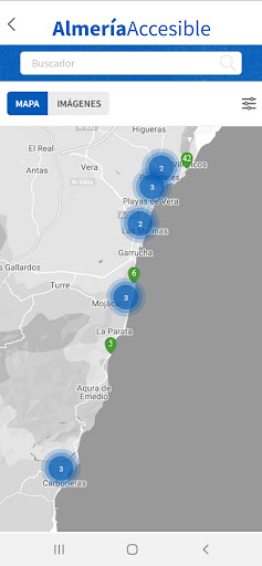 Android application FAAM Almería Accesible screenshort