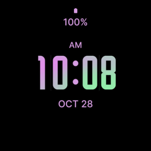 Pink Orchid Modern Watch Face Download on Windows