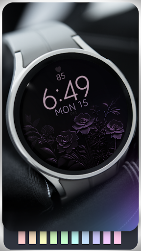 Bronze Blossom Watch Face Screen 3