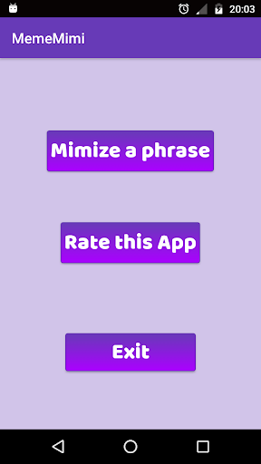 Android application MemeMimi Generator screenshort