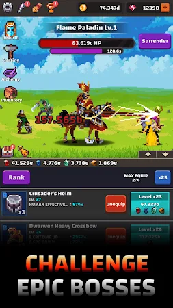 Game screenshot Tower Quest: Pixel Idle RPG hack