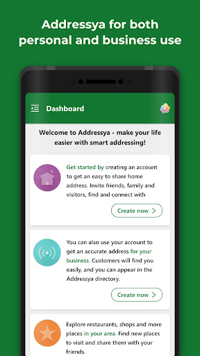 Android application Addressya screenshort